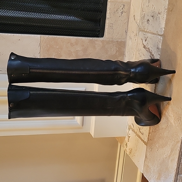 Gorgeous Black Krista Coach Tall Boots - Picture 3 of 7